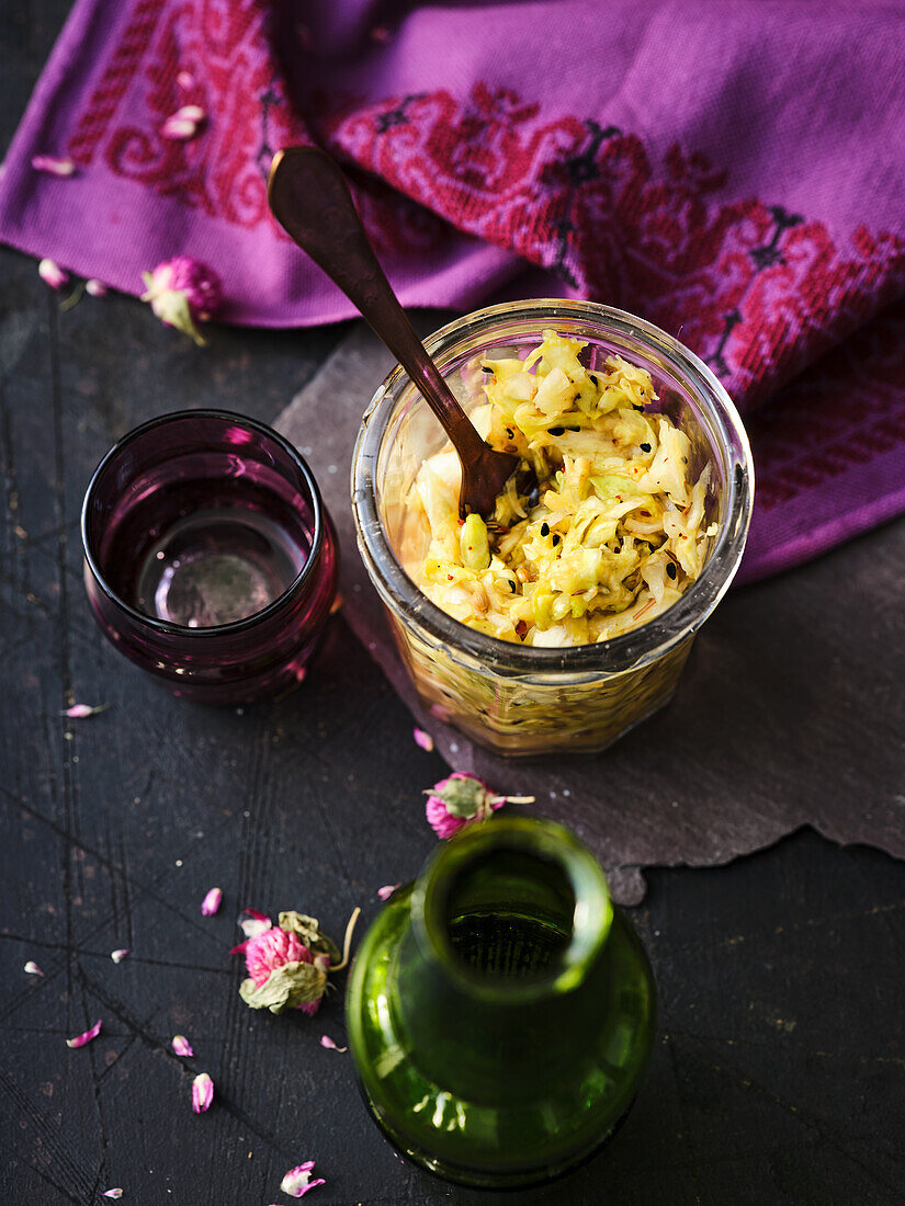 Pickled oriental pointed cabbage