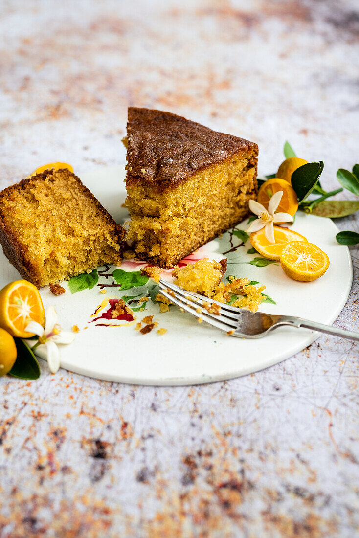 Orangen Drizzle Cake