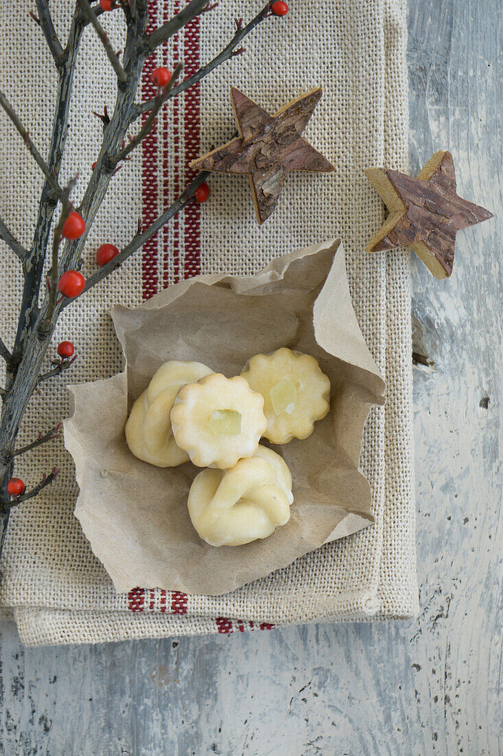 Weihnachtliche Anisplätzchen