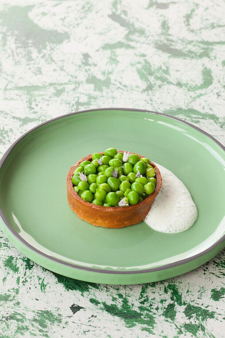 Pea tartlet