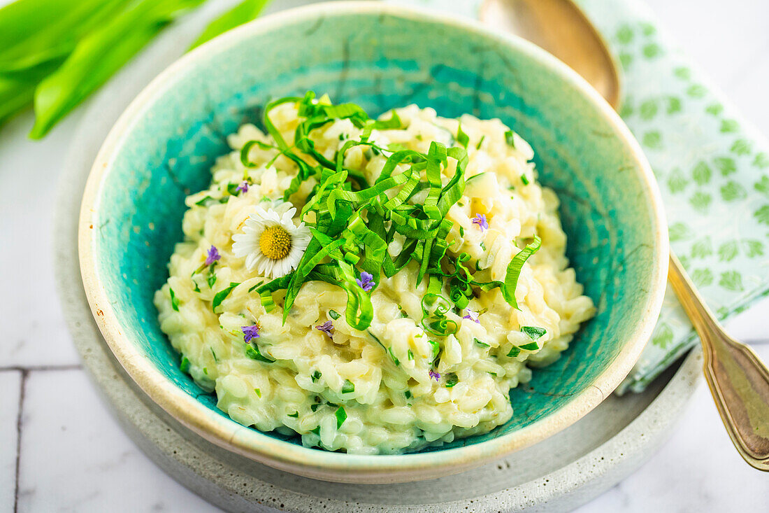 Risotto with chives