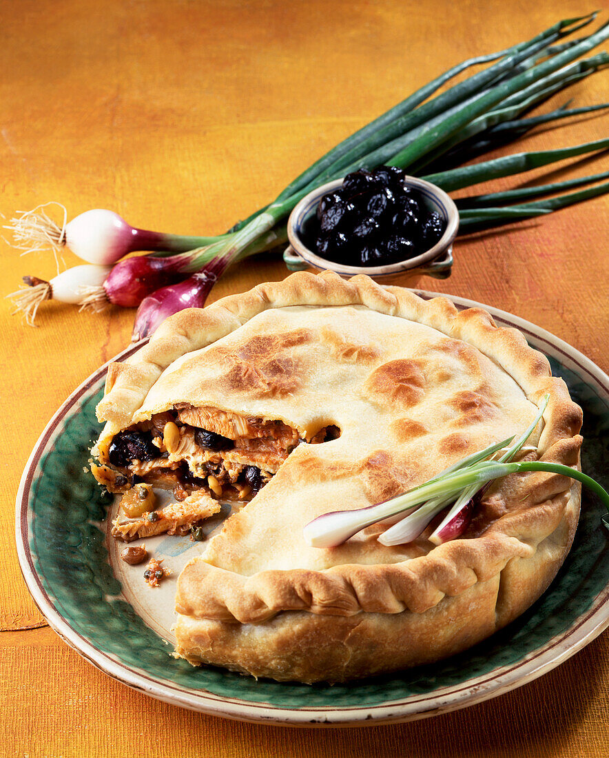 Impanada di spada (Pie mit Schwertfisch, Italien)