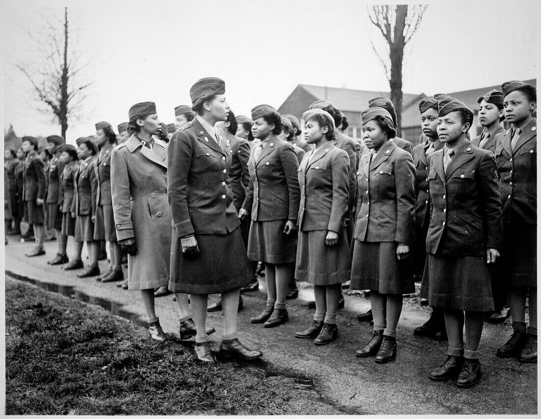 Inspection of US 6888th Central Postal Directory Battalion