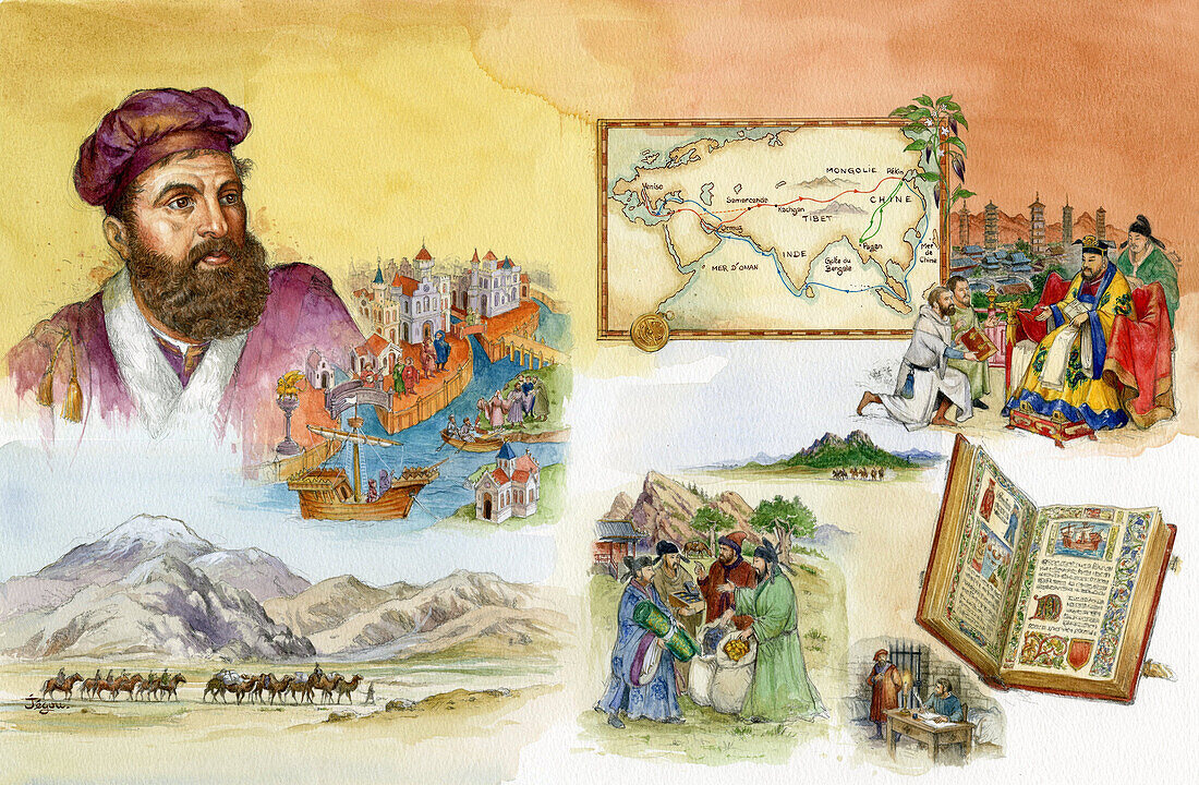 Marco Polo, illustration
