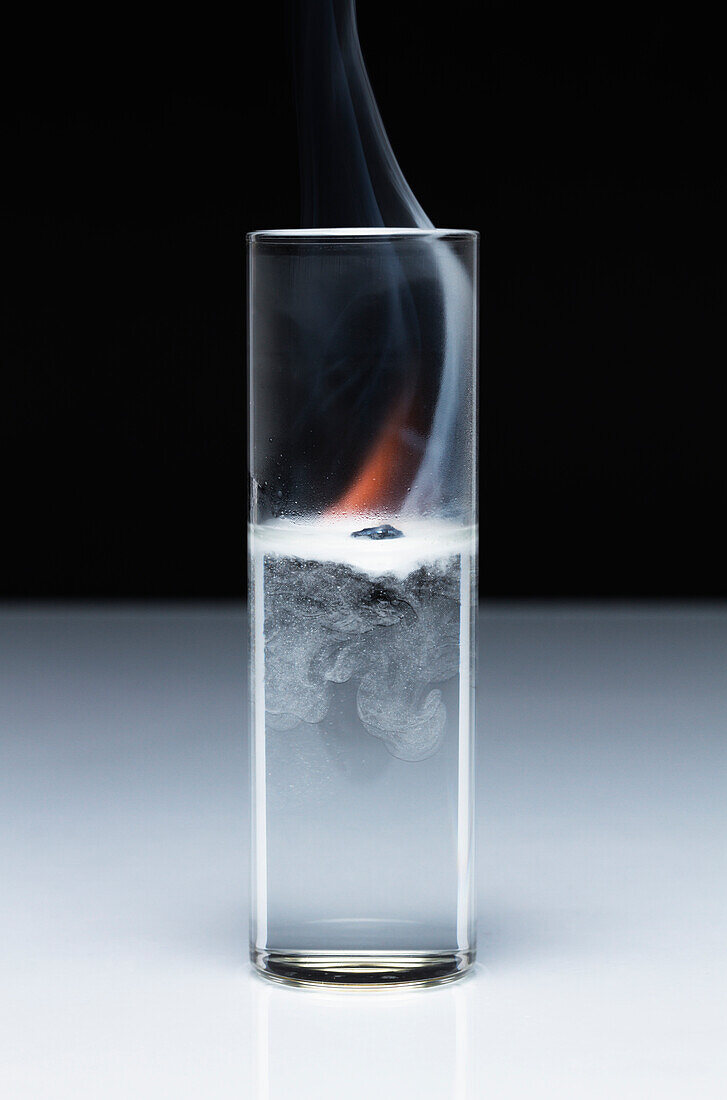 Potassium reacts with water