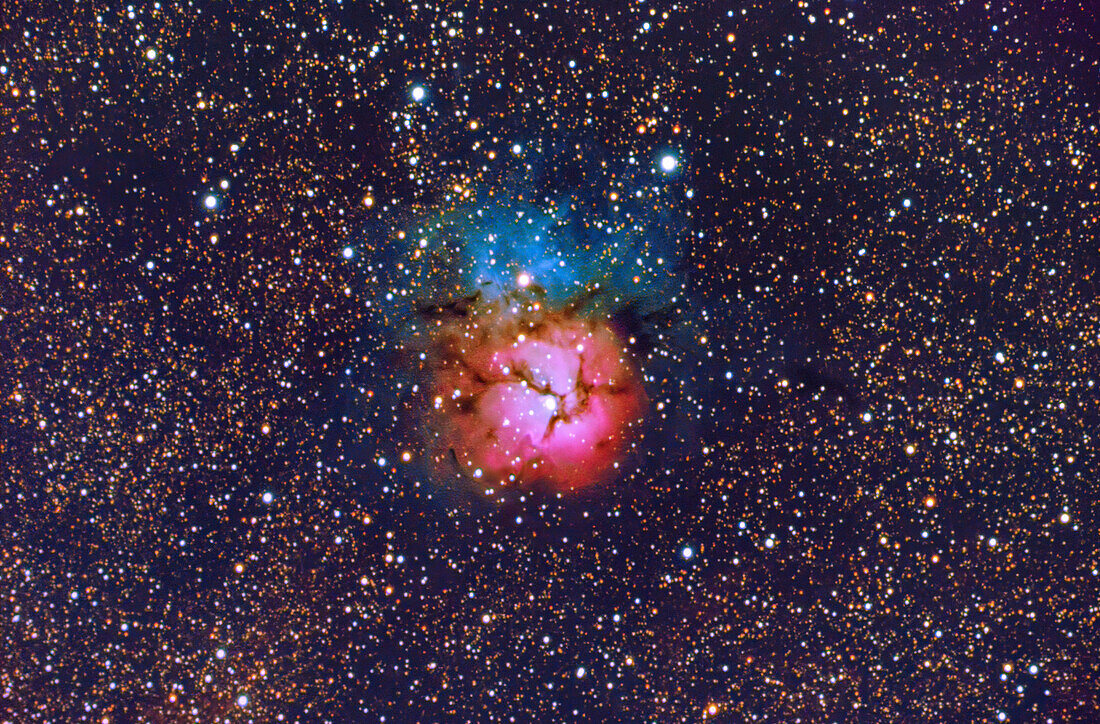 Trifid nebula in Sagittarius
