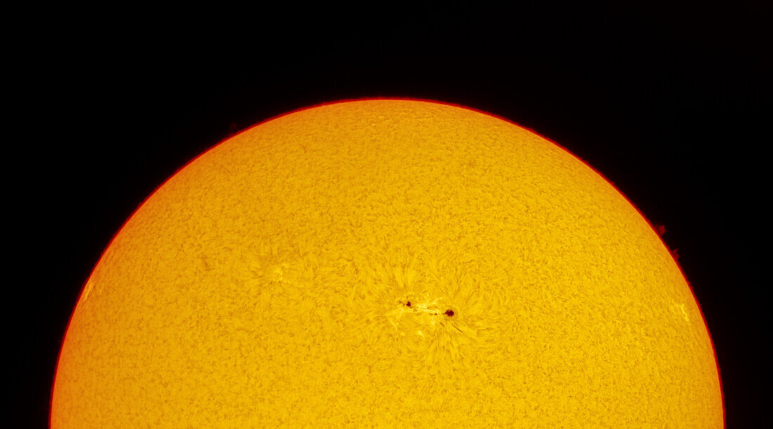 Sunspots in region AR2936