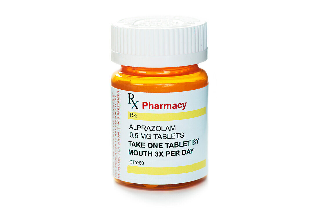 Alprazolam prescription bottle