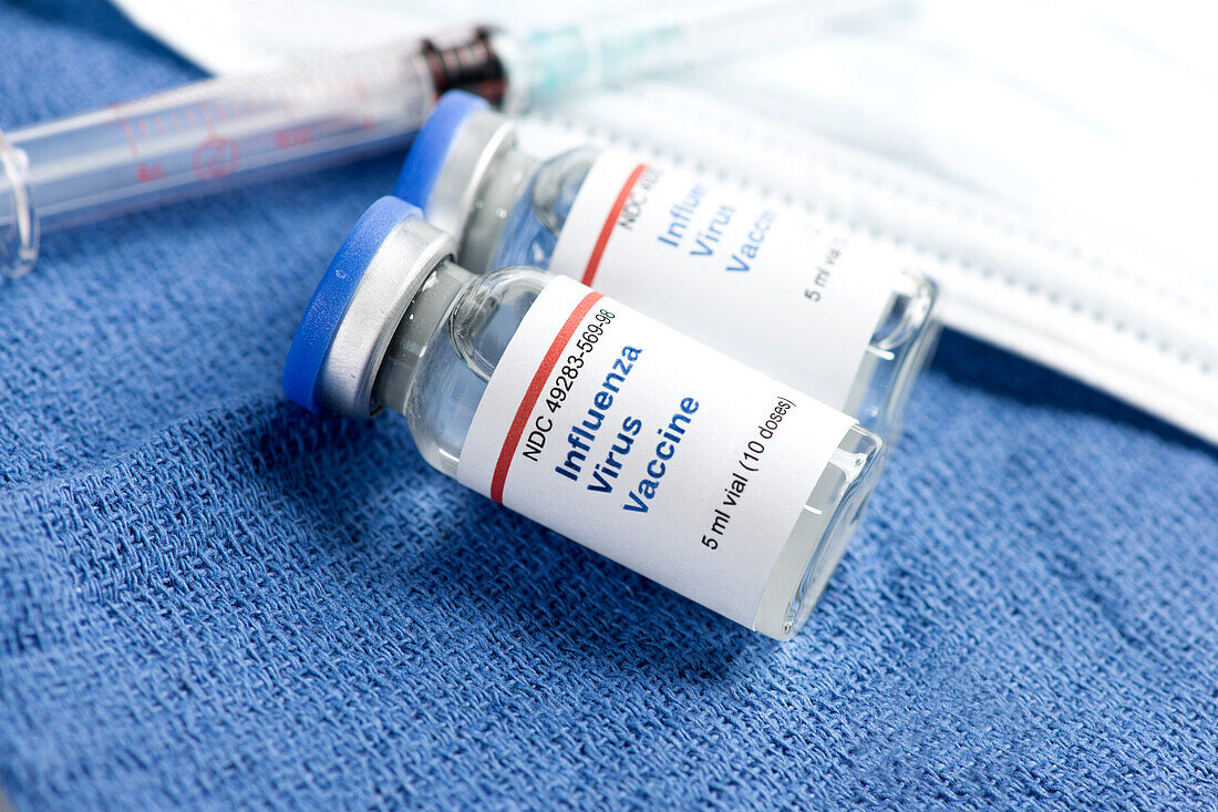 Influenza virus vaccine vials