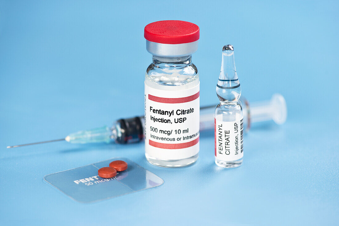 Four forms of fentanyl citrate medication delivery