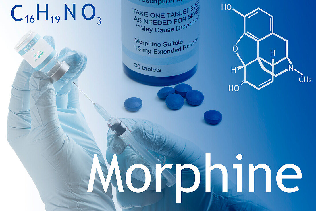 Morphine, conceptual image