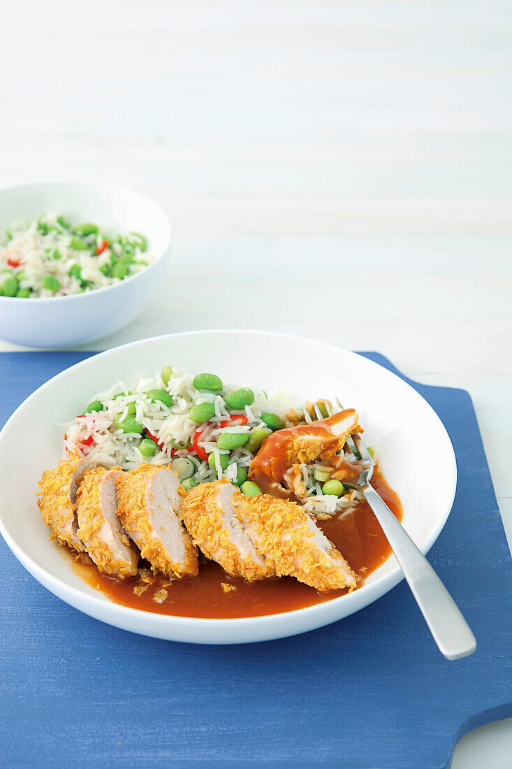 Hähnchen-Katsu (Japan)