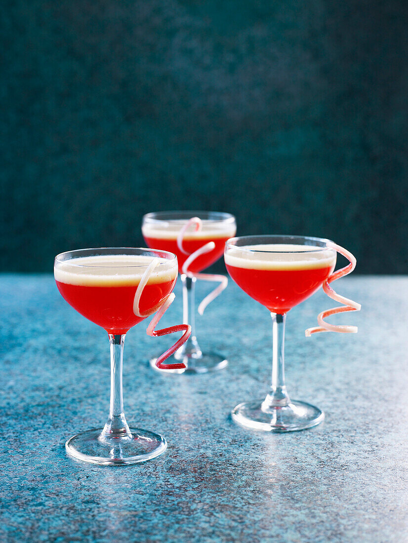 Rhabarber-Vanille-Cocktail