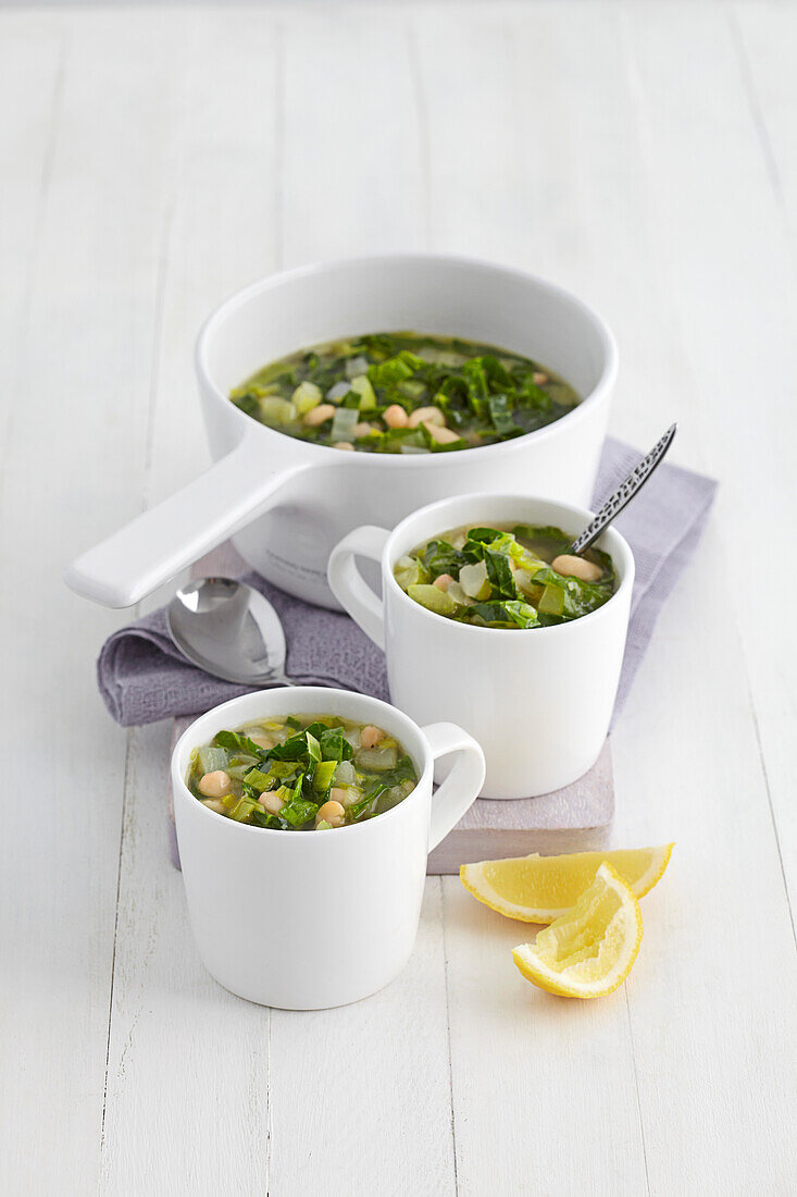 Beans and greens stew