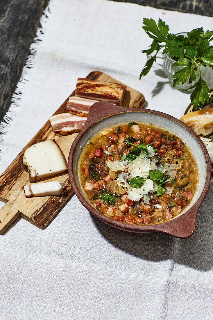 Jota (sauerkraut and bean stew from Northern Italy)