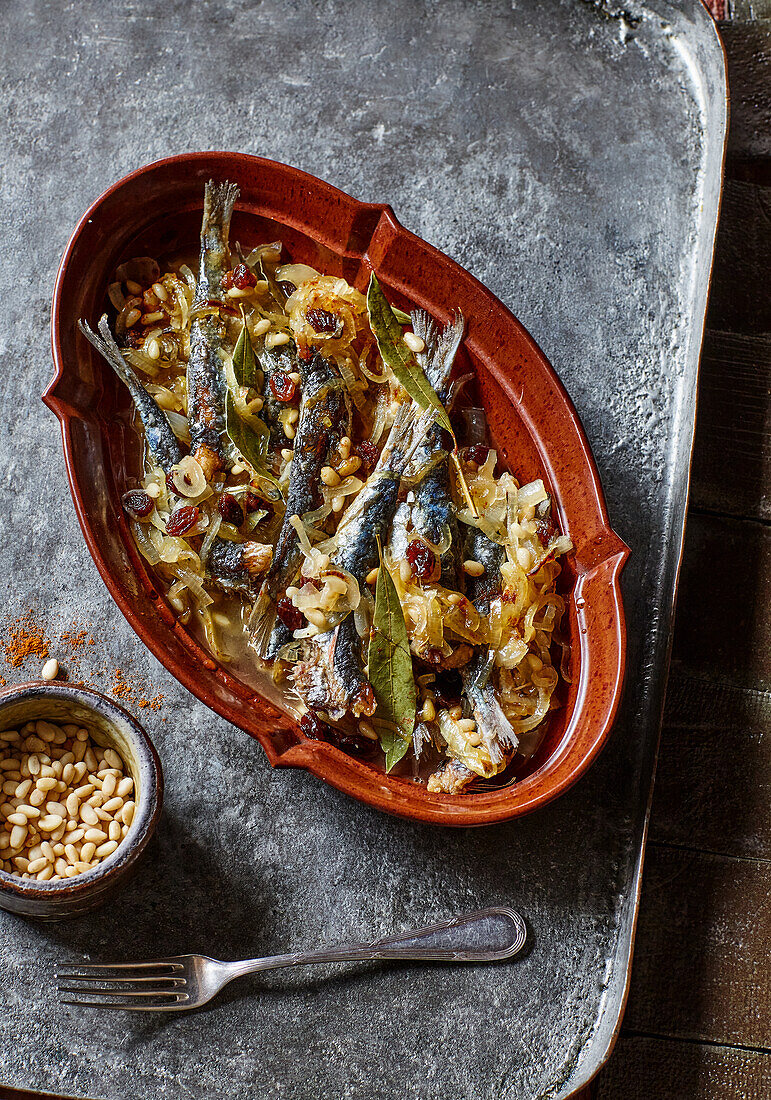 Sarde in saor (Marinated sardines from Veneto)