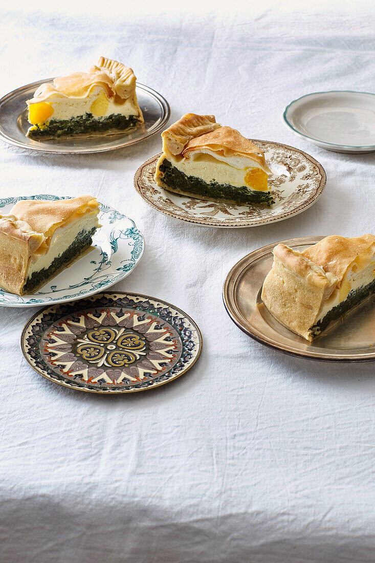 Torta pasqualina (spinach cake from Liguria)