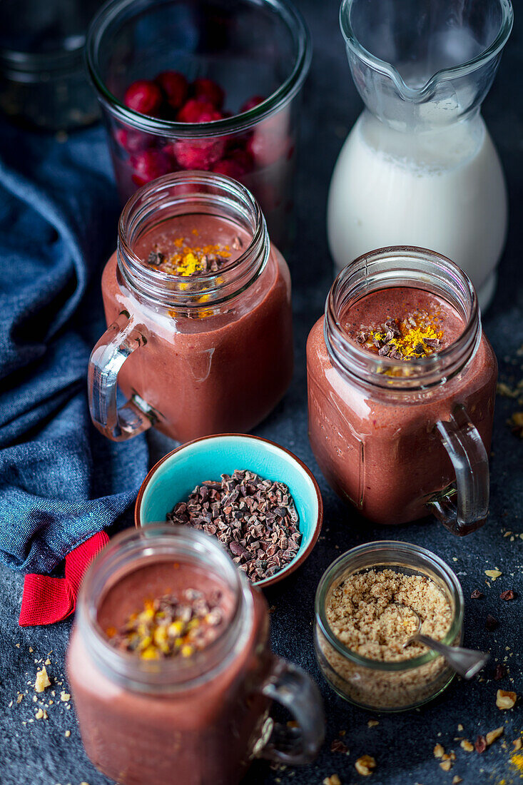 Sauerkirsch-Schokoladen-Smoothie