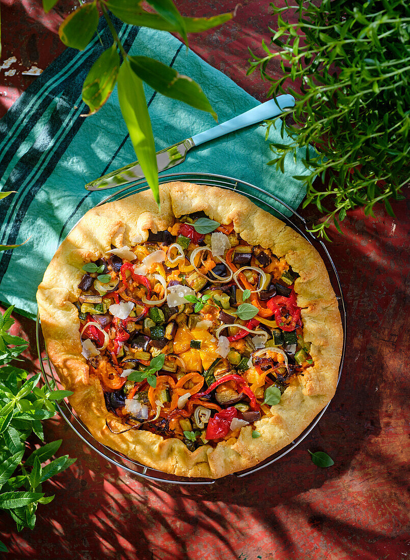 Southern vegetable tart