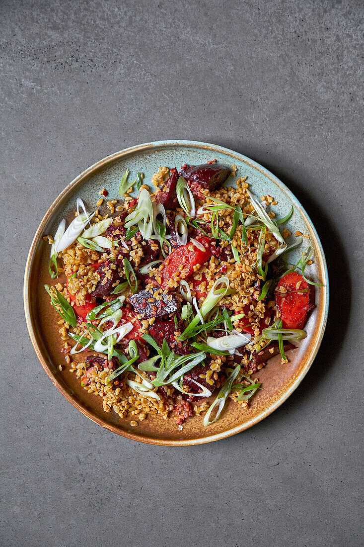 Beetroot and carrot salad