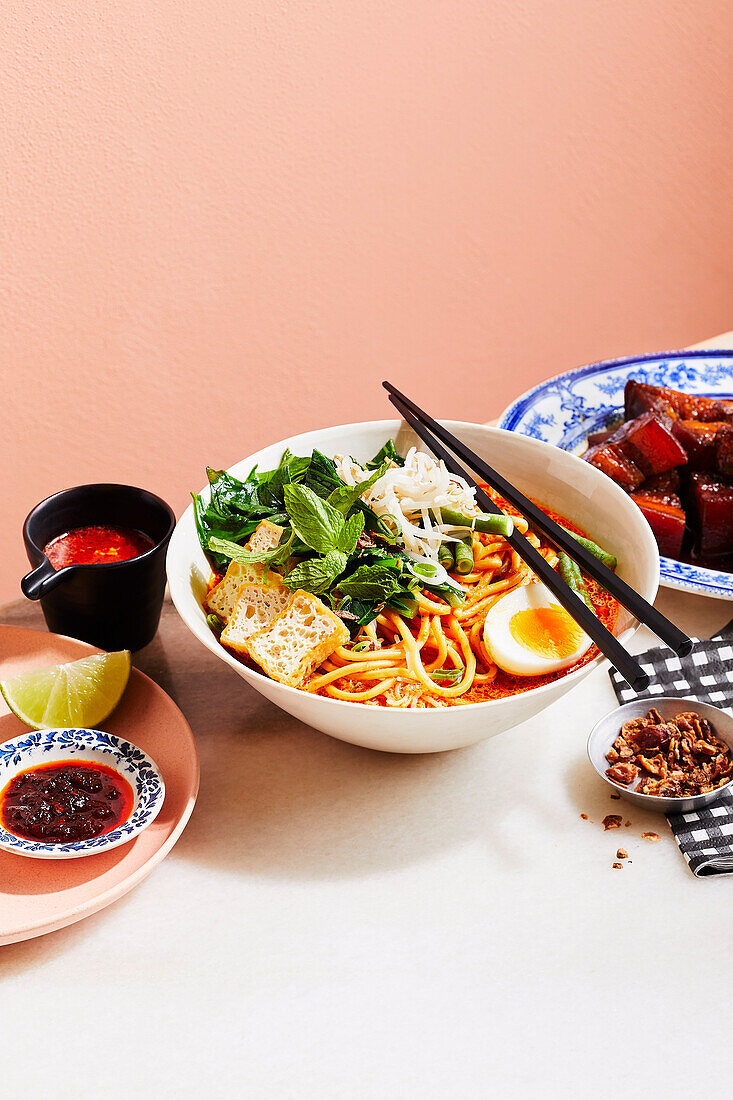 Laksa Lemak - Malaysian noodle soup