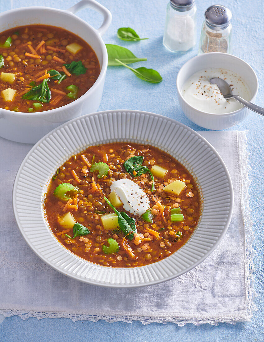 Marokkanische Linsensuppe