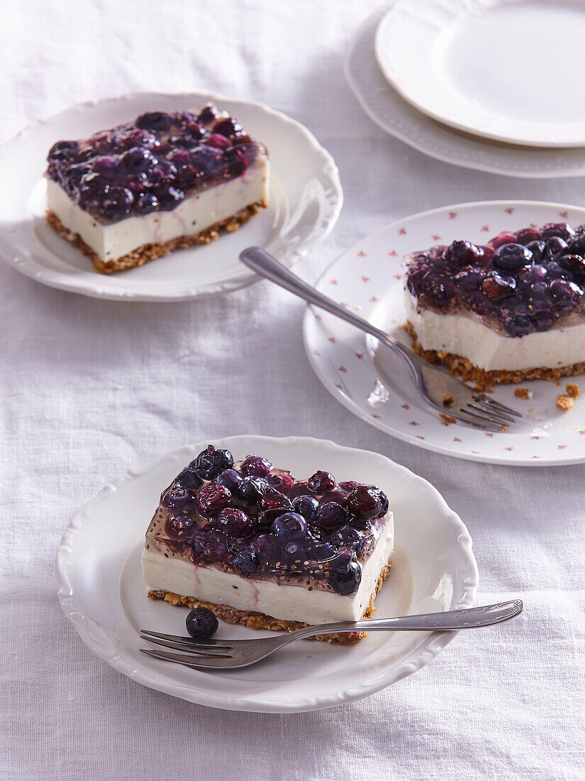 Blueberry cream cheese bars