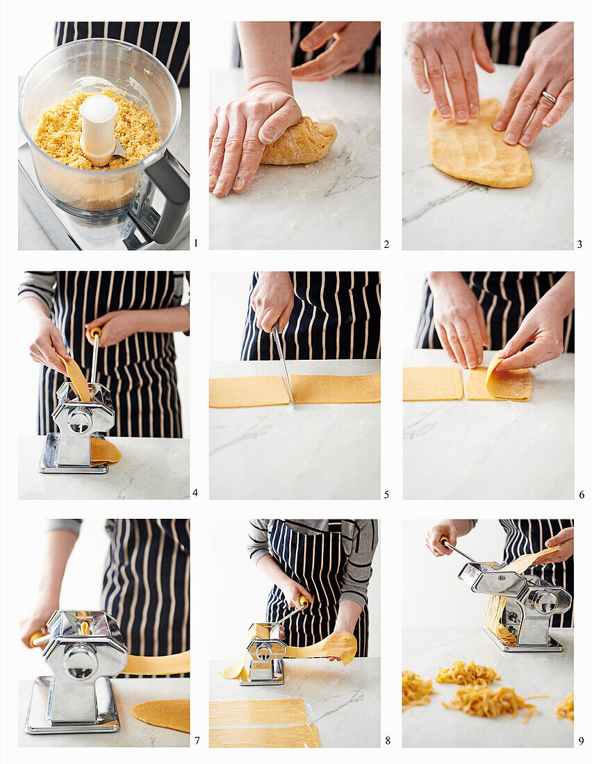 Preparing fresh pasta