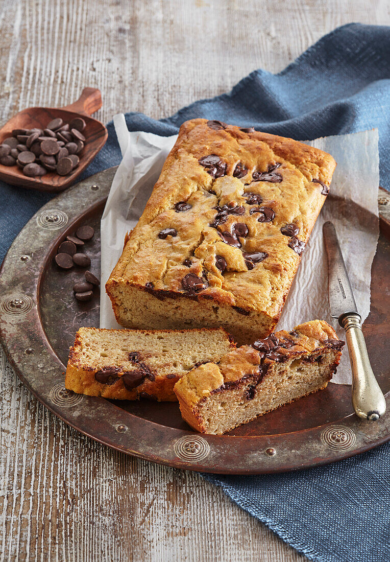 Bananenbrot mit Chocolate Chips