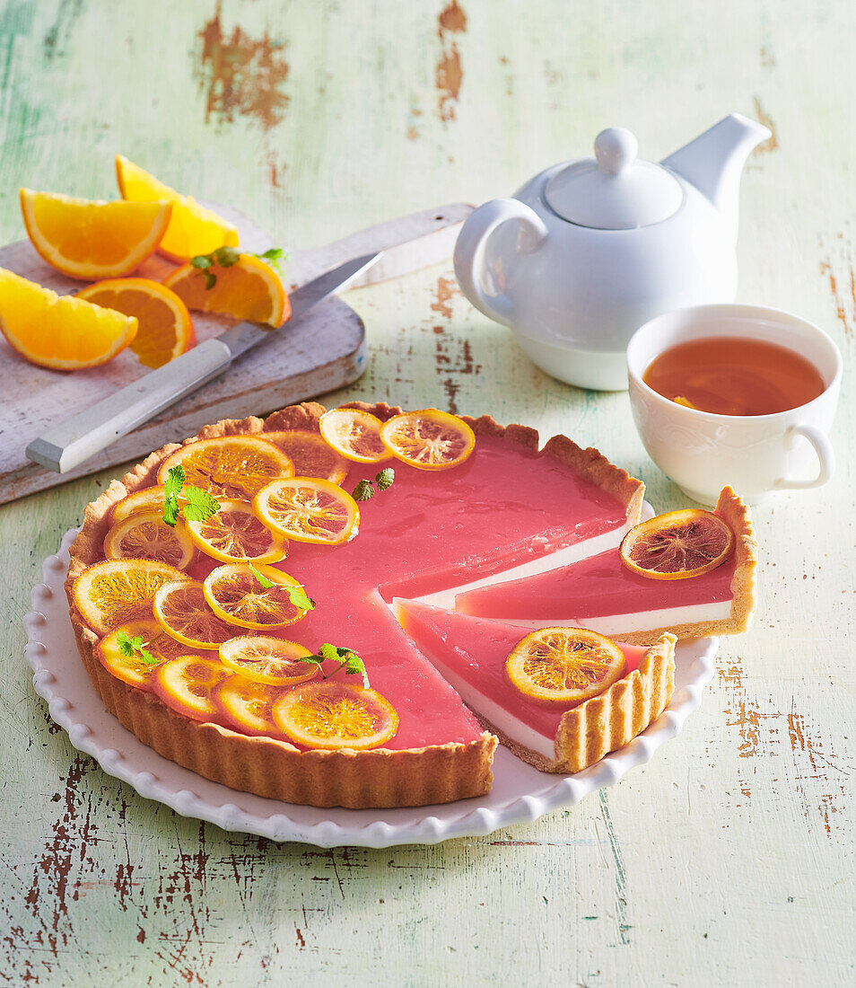 Citrus cheesecake