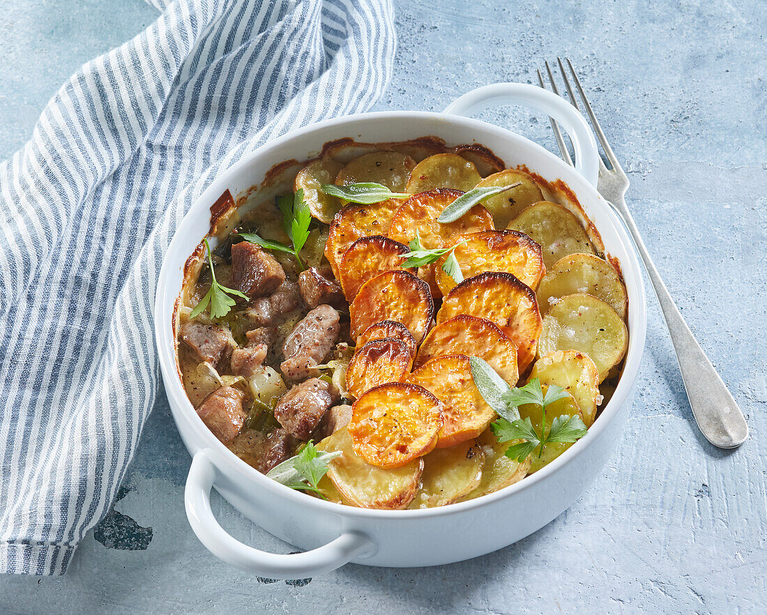 Cider braised pork