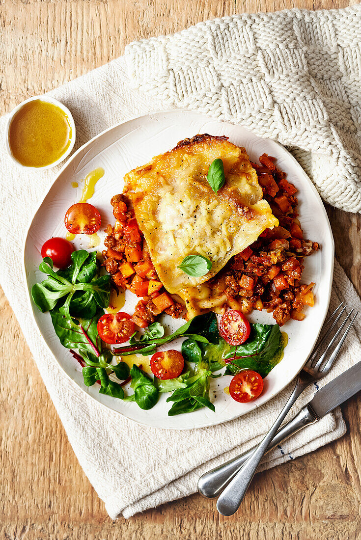 Vegetarian lasagne