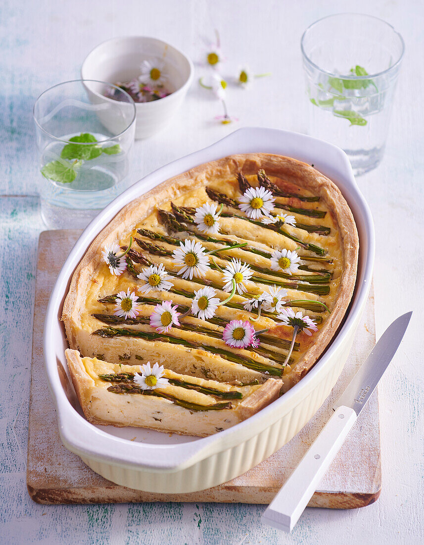 Käse-Spargel-Quiche