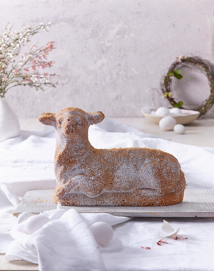Baked Easter lamb