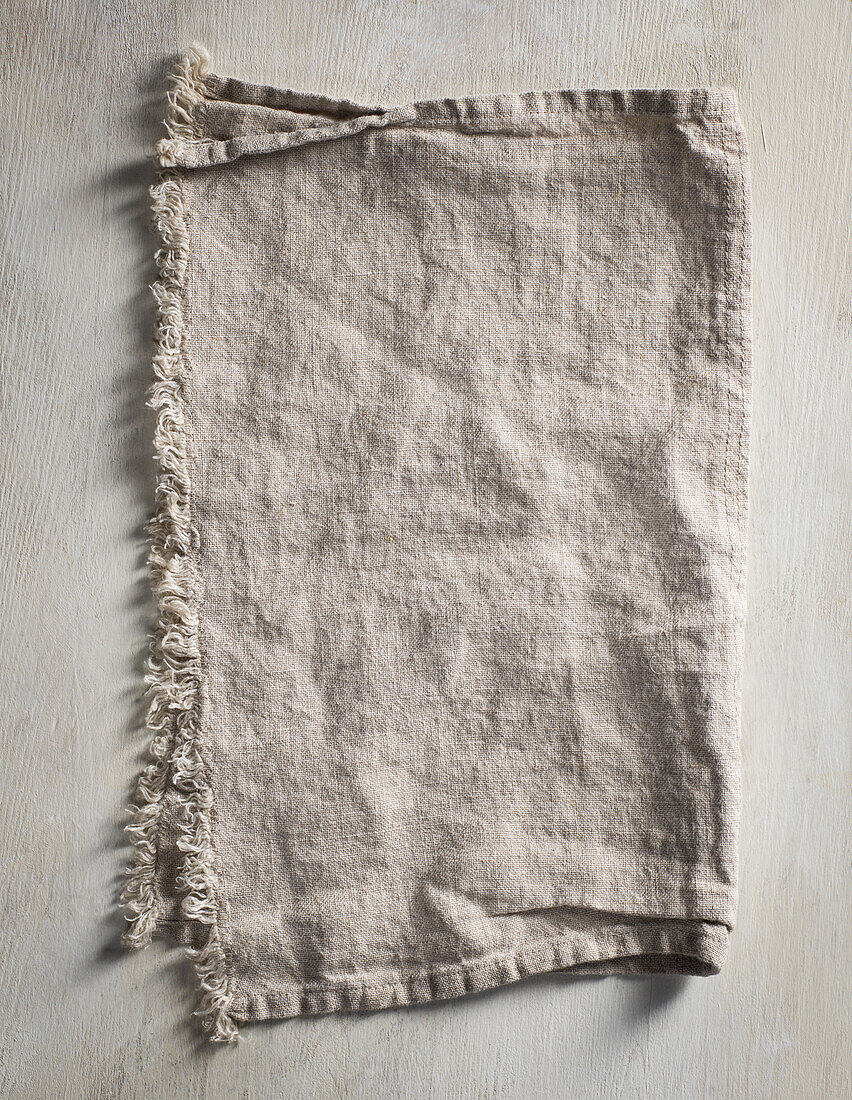 Grey linen napkin