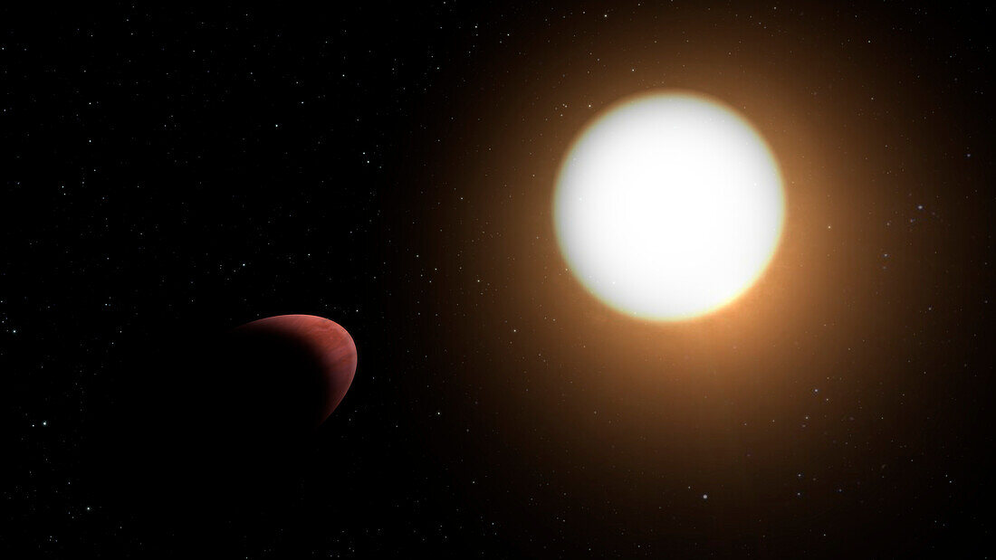 WASP-103b exoplanet, illustration