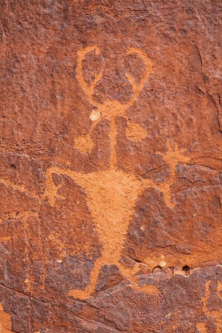Moab Man petroglyph, Utah, USA