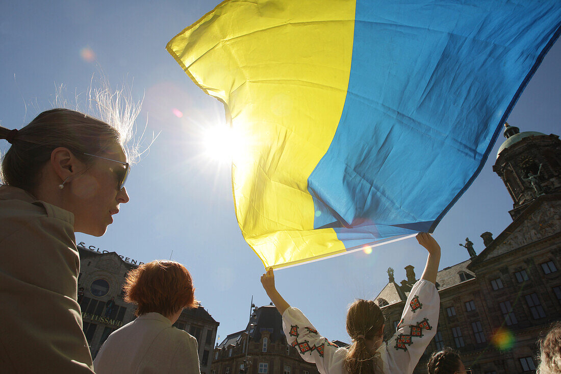 Demonstration in support of Ukraine, Netherlands, 2022