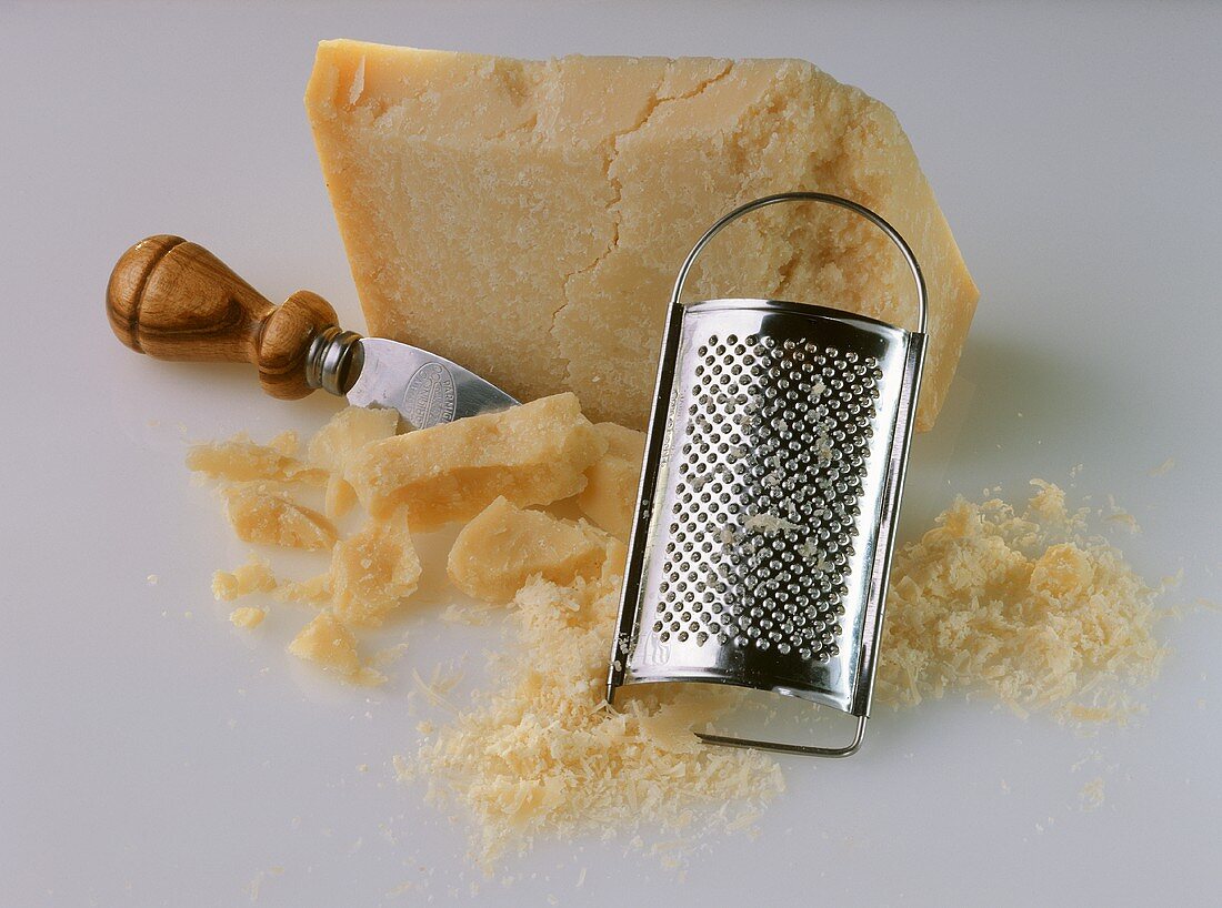 Parmesan Cheese with Grating Tools