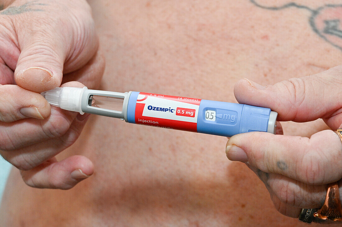 Semaglutide medication injection