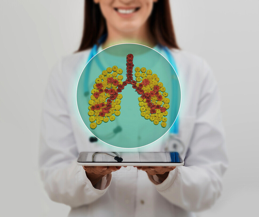 Lung health, conceptual image