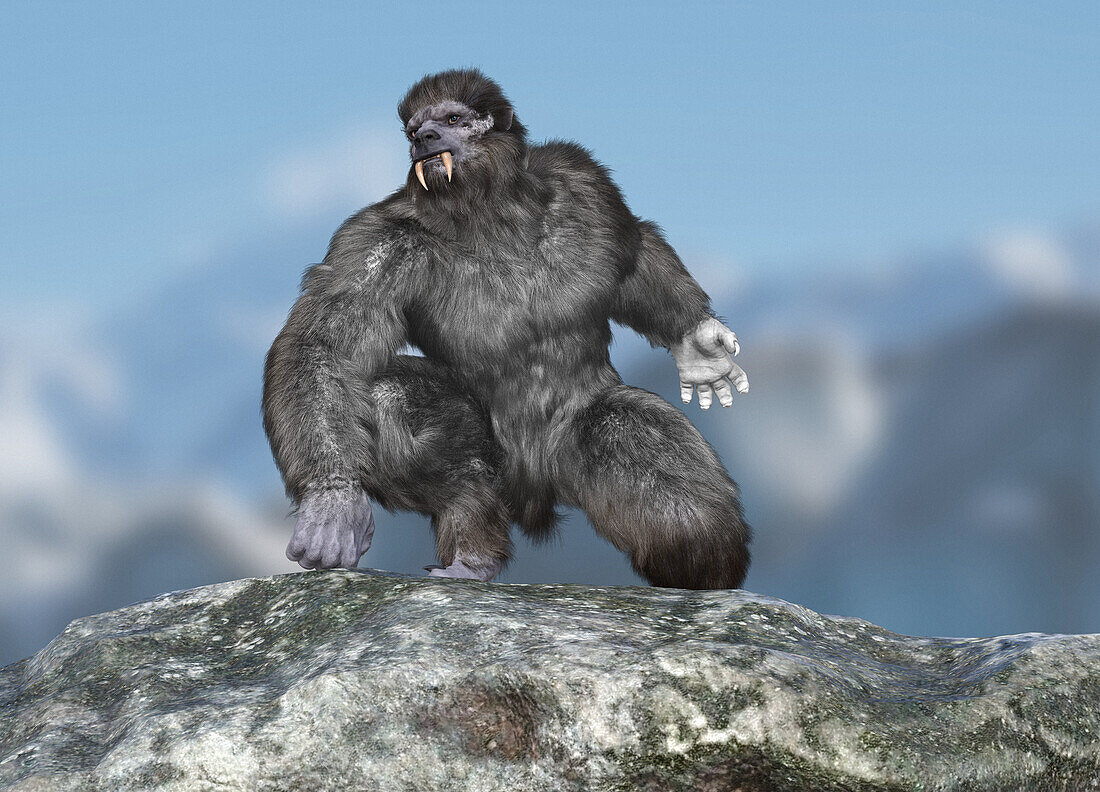 Bigfoot, illustration