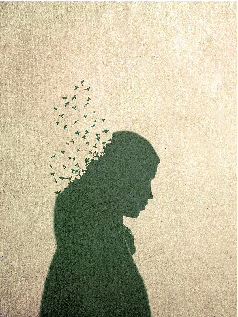 Alzheimer's disease, illustration