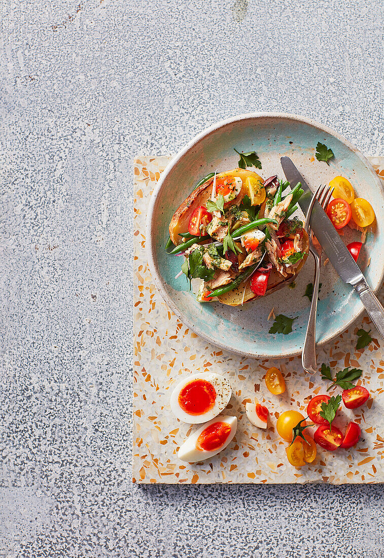 Nicoise jacket potato