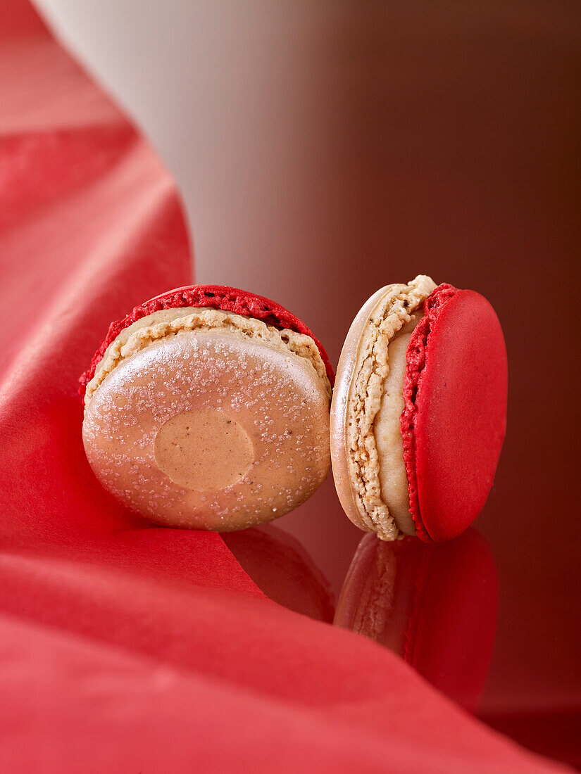 Rote Macarons