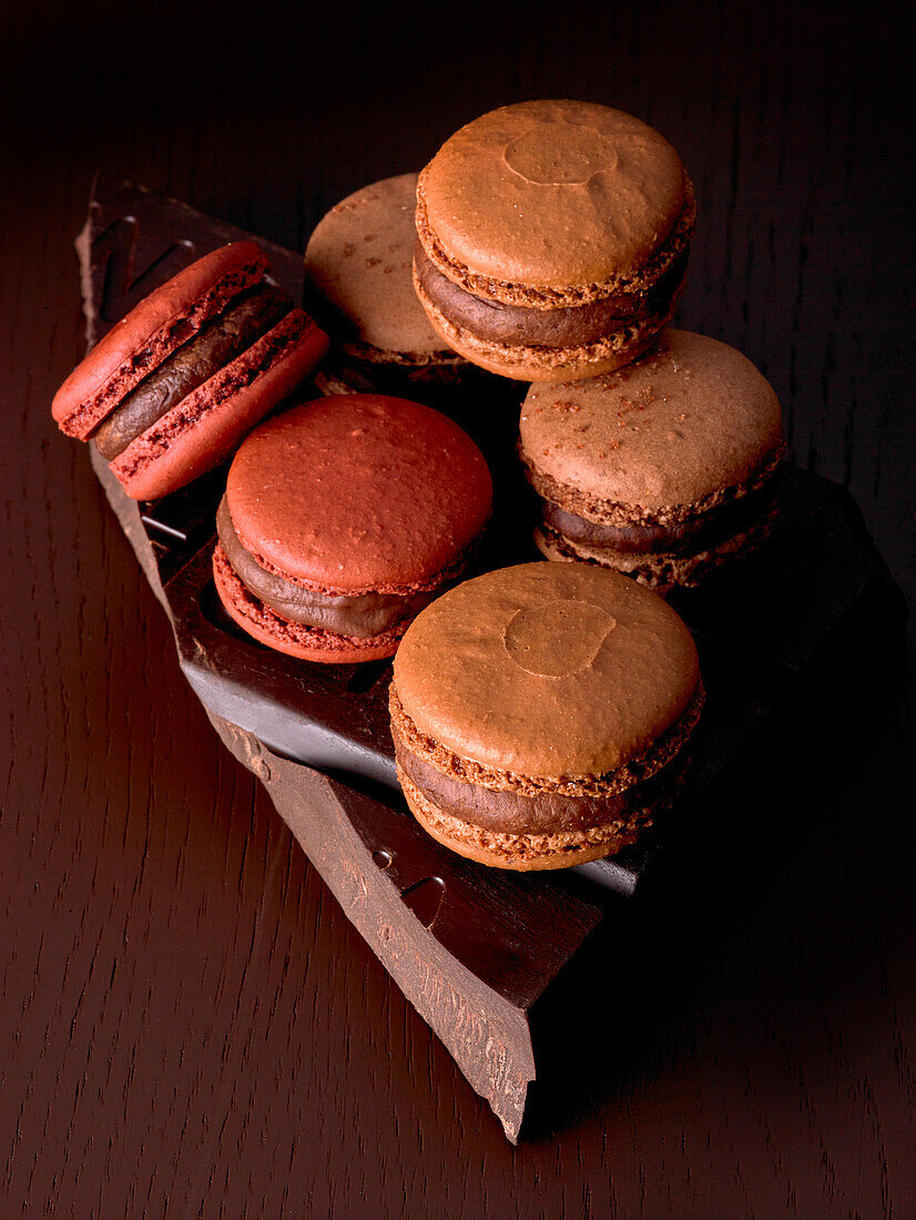 Chocolate Macarons