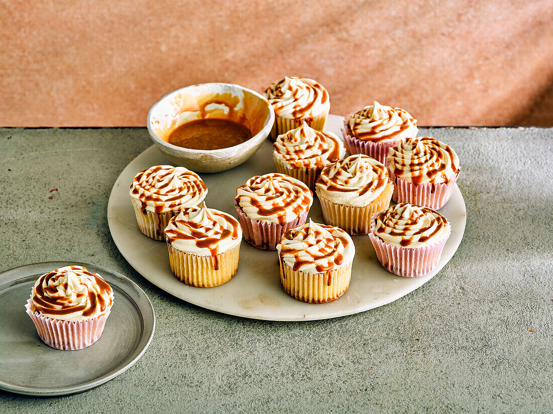 Salzkaramell-Cupcakes