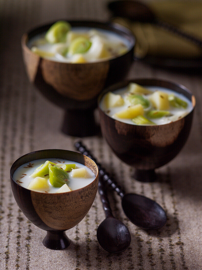 Leek and potato soup