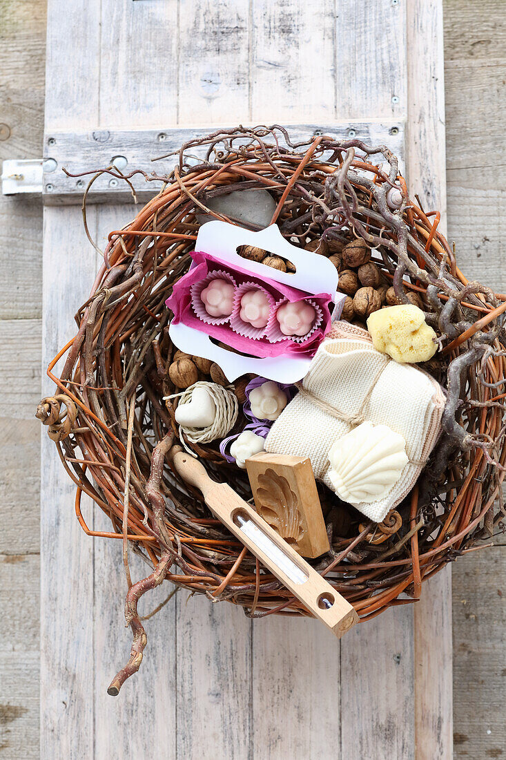 Homemade bath chocolates to give as a gift