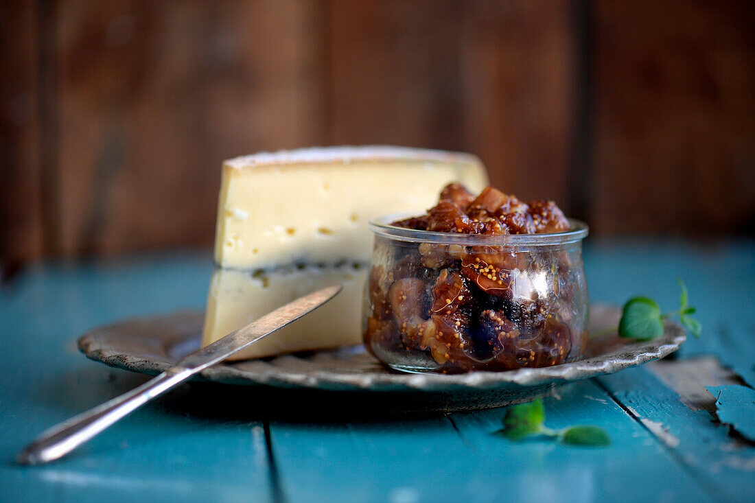 Fig chutney with madeira goes well with cheese